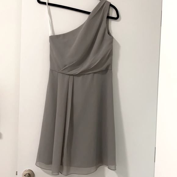 David’s Bridal One Shoulder Dress - Picture 3 of 3